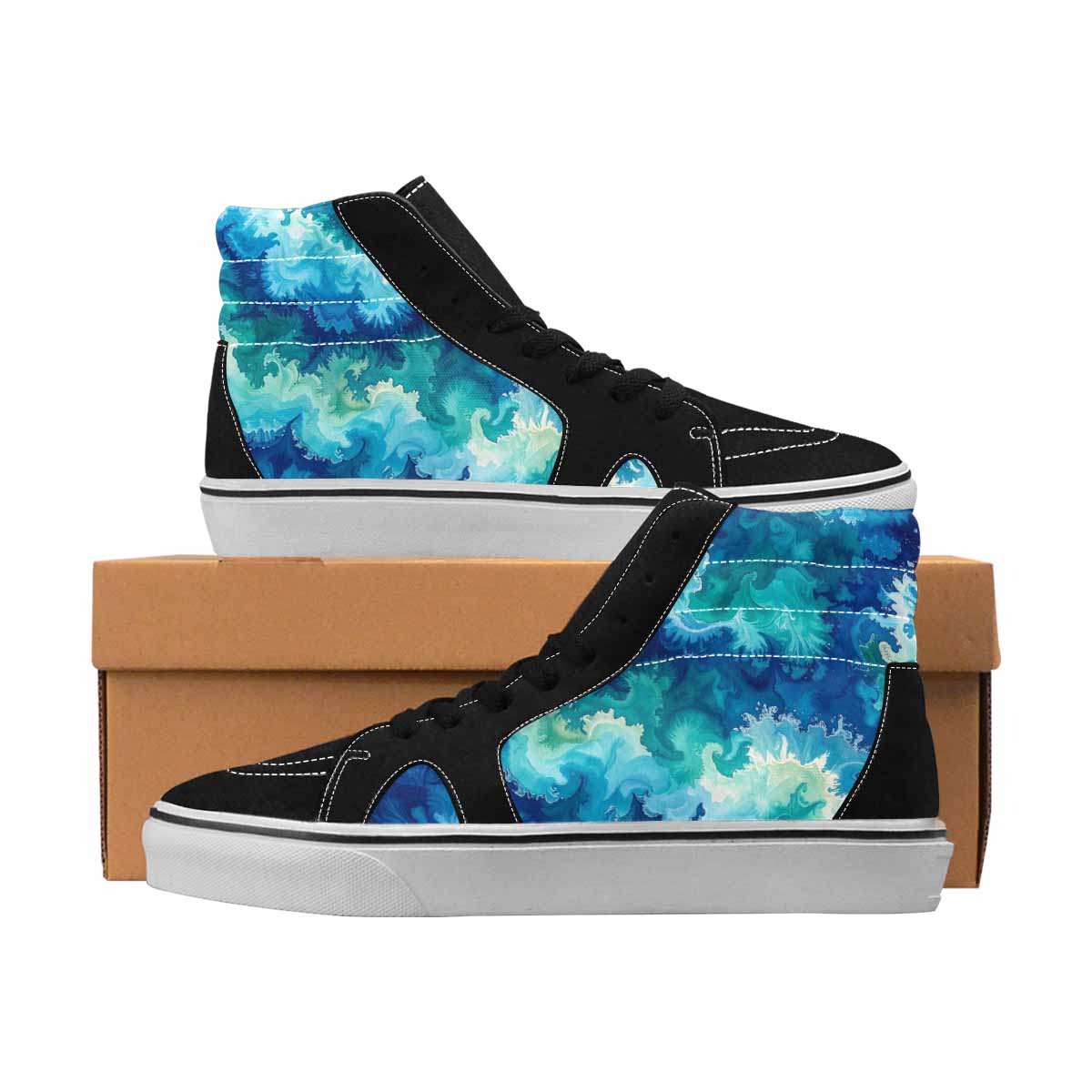 MEN'S Tie Dye Ocean Blues 10 Ferion
