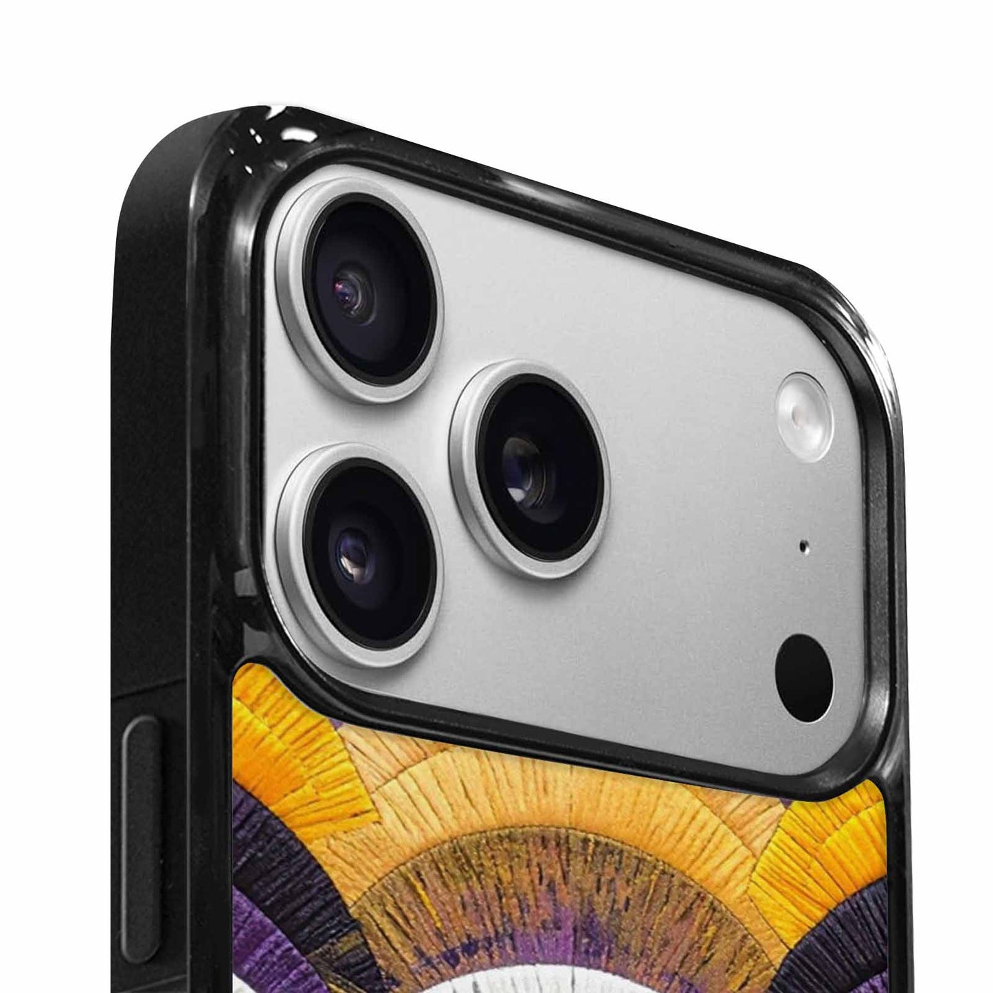 iPhone 17 Pro Case — Vivid Camo Nonbinary Pride Camo, Custom Designed Case Cover