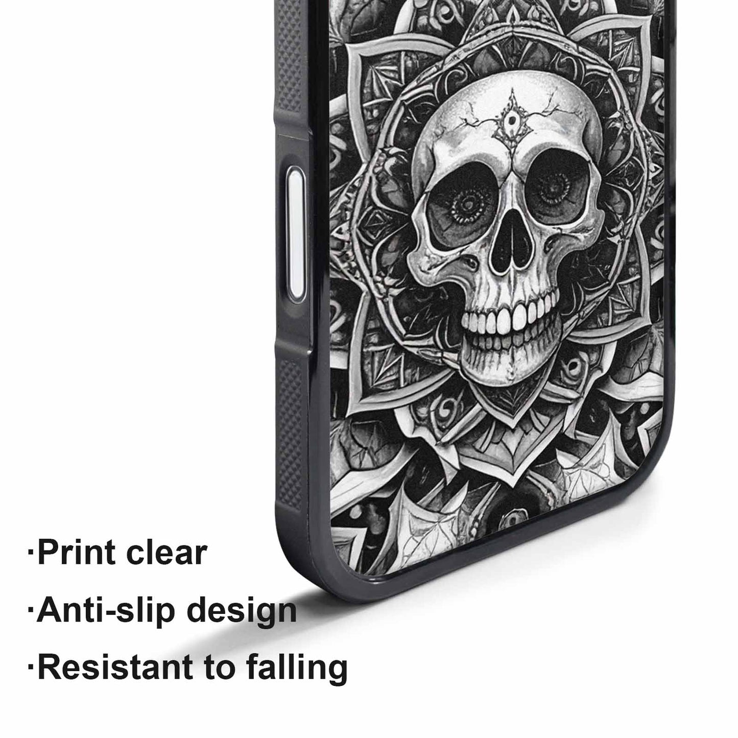 iPhone 17 Air Case — Skull Dark Art Gothic Print Gothic, Custom Printed Phone Case