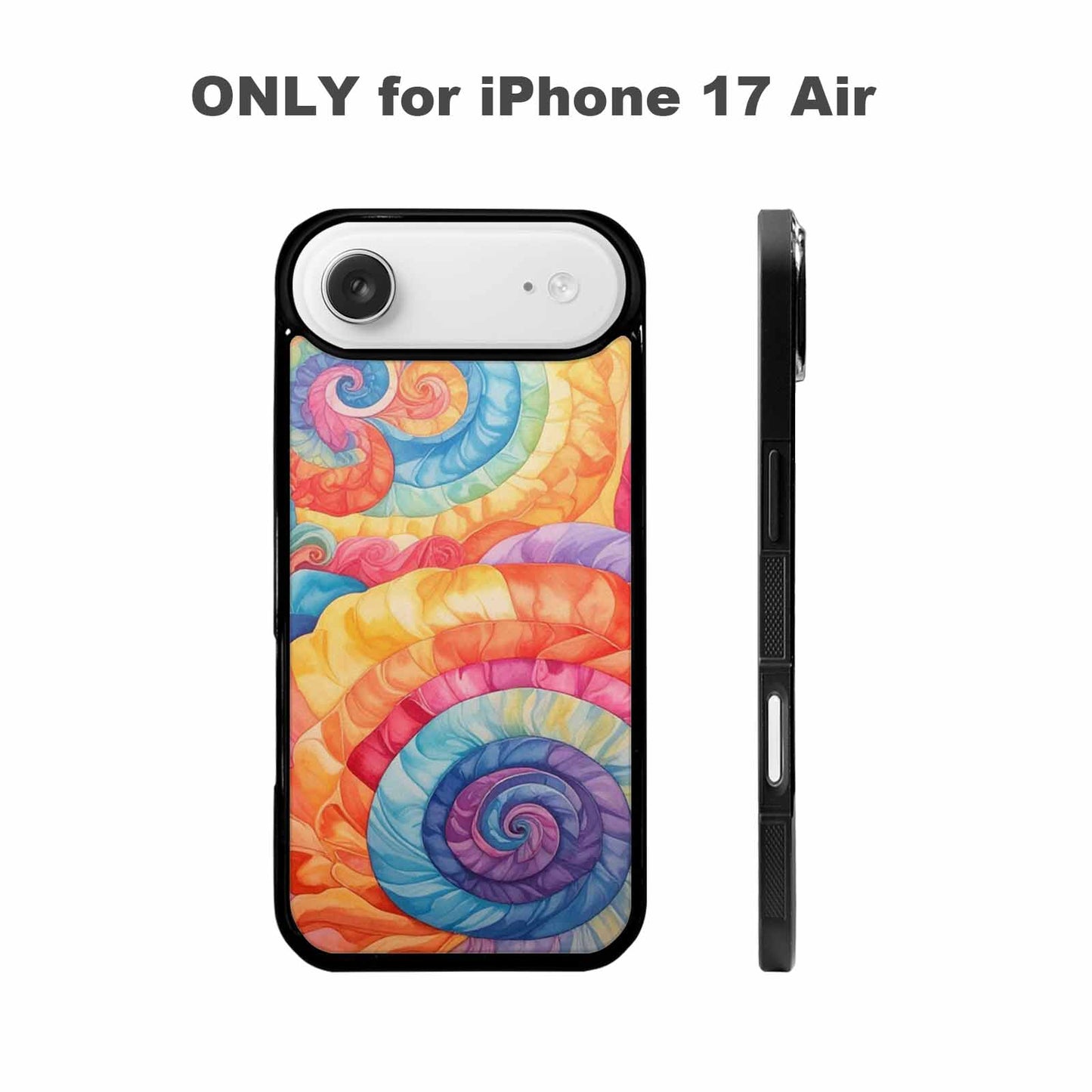iPhone 17 Air Case — Tie Dye Swirls Tie Dye Tie, Original Design Phone Case