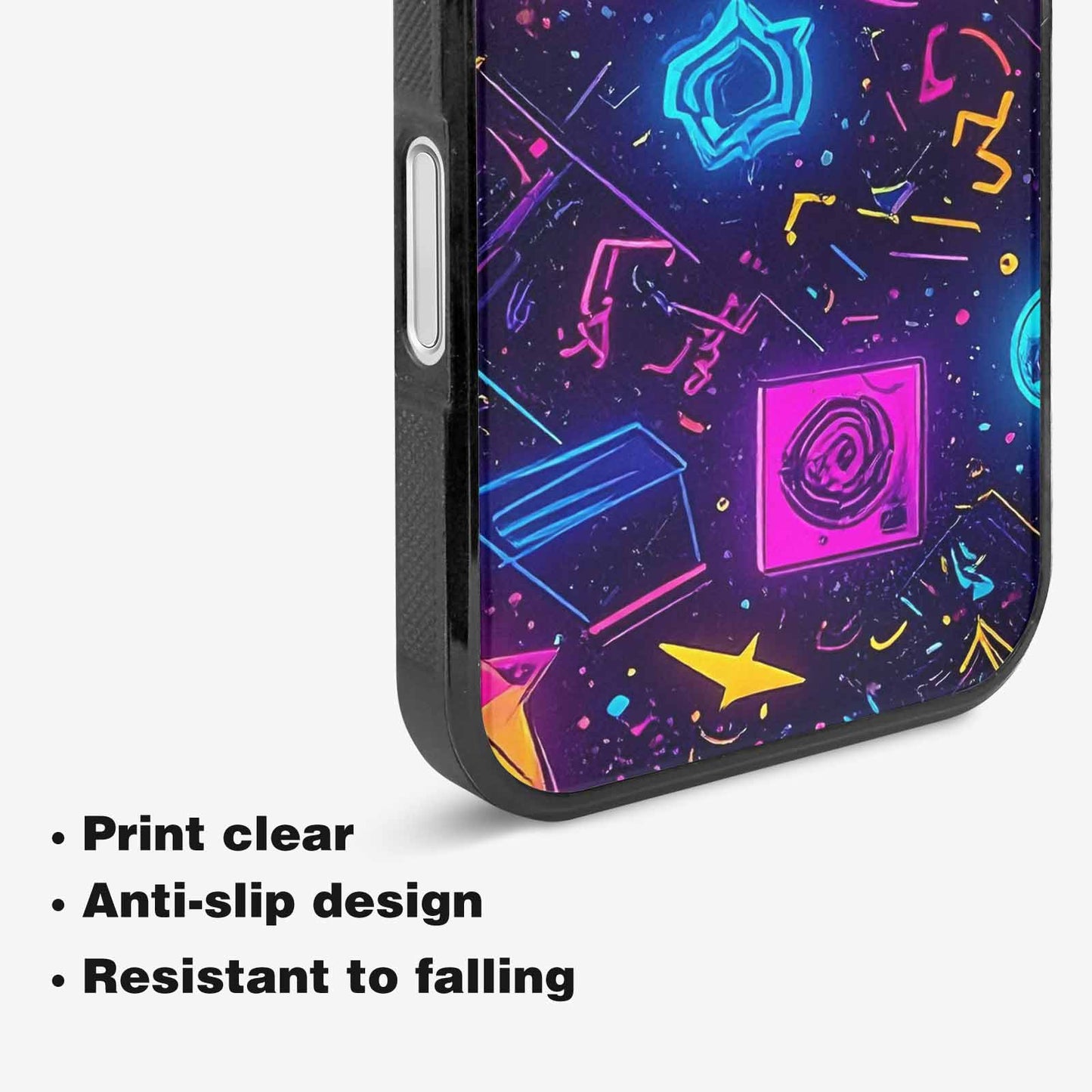 iPhone 16 Case — 80s Retro Motif 80s Retro Motifs, Custom Phone Case