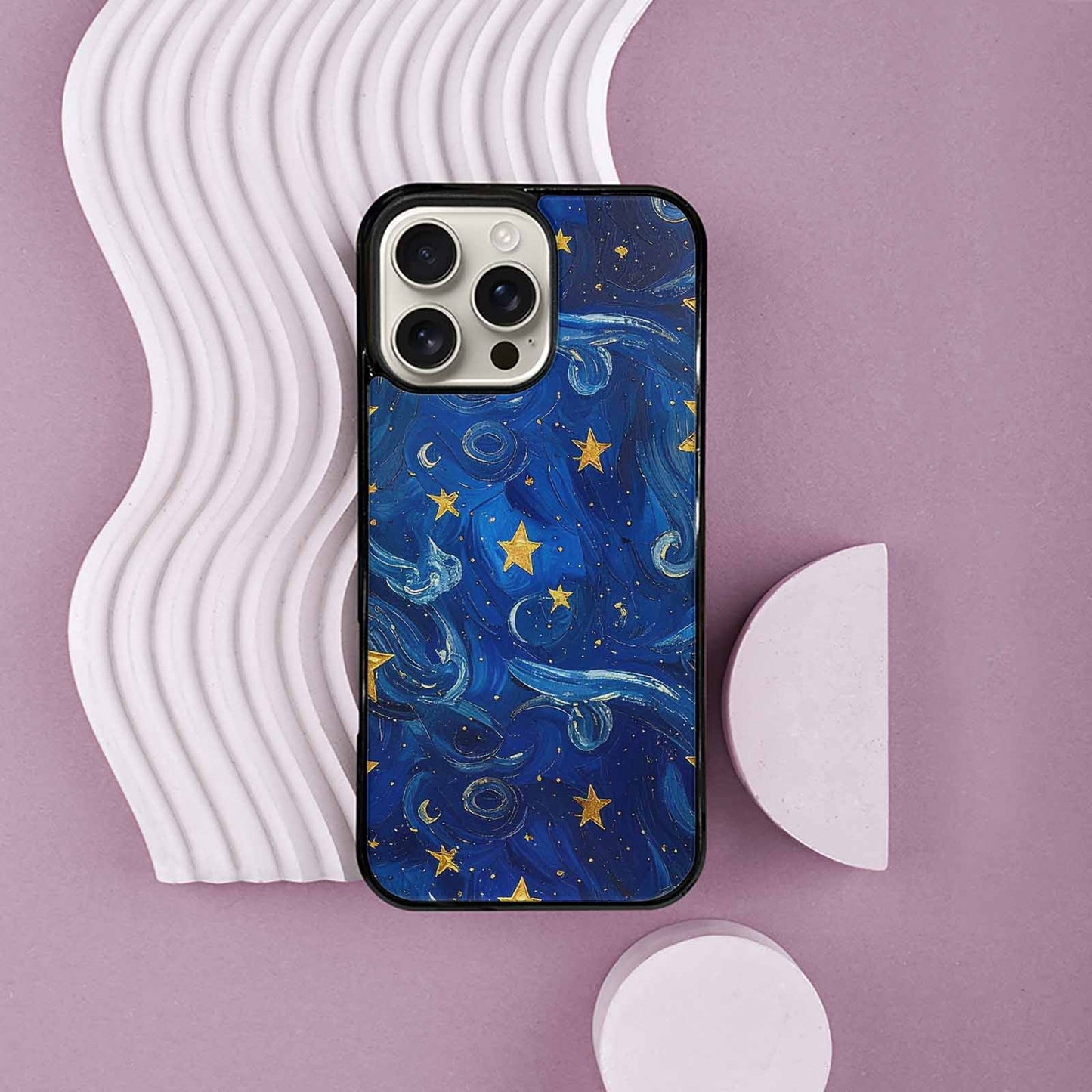 iPhone 16 Pro Max Case — Starry Night Galaxy, Customized Protective Case