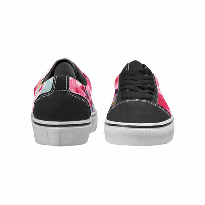 WOMEN'S Cherry Blossom Branch Lace-Up Canvas Vivid Sneakers