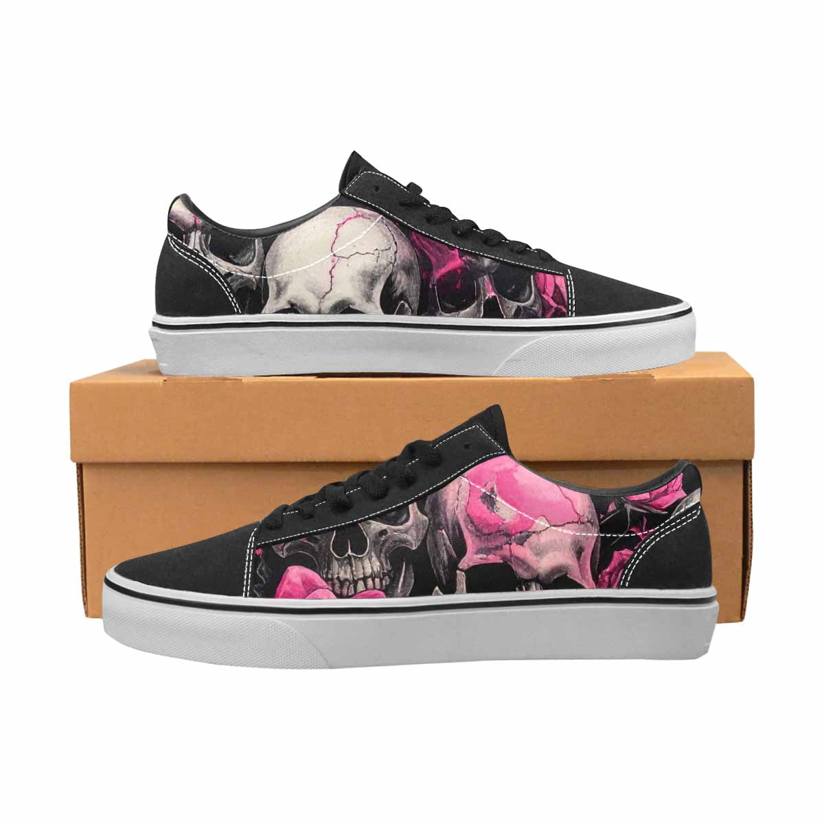 WOMEN'S Skull Roses Lace-Up Canvas Dreamlike Shoes