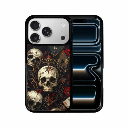 iPhone 17 Pro Case — Skull Dark Art Gothic Print Gothic, Custom Printed Phone Case