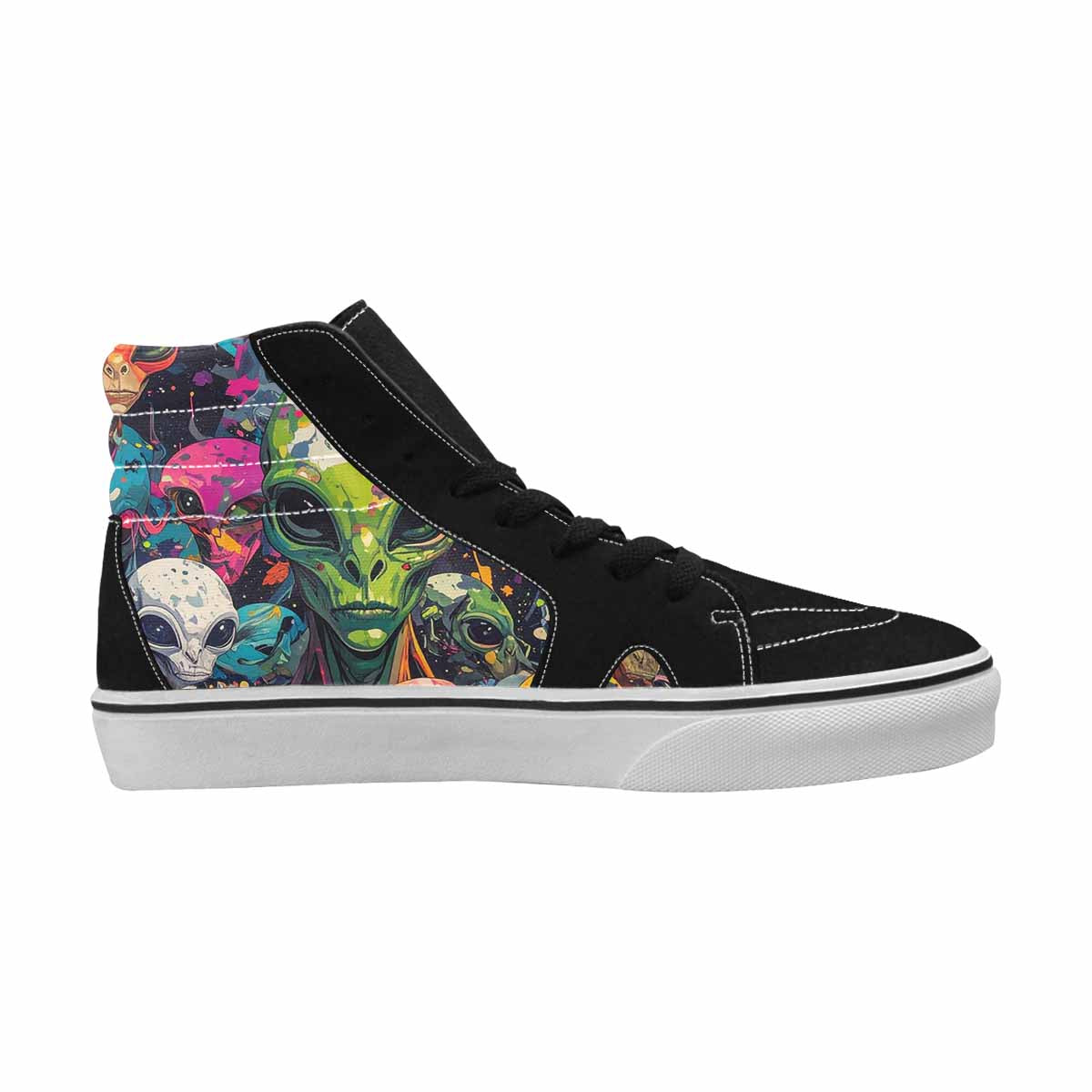 MEN'S Aliens × Camo Aliens High Top Canvas Dreamcore Shoes