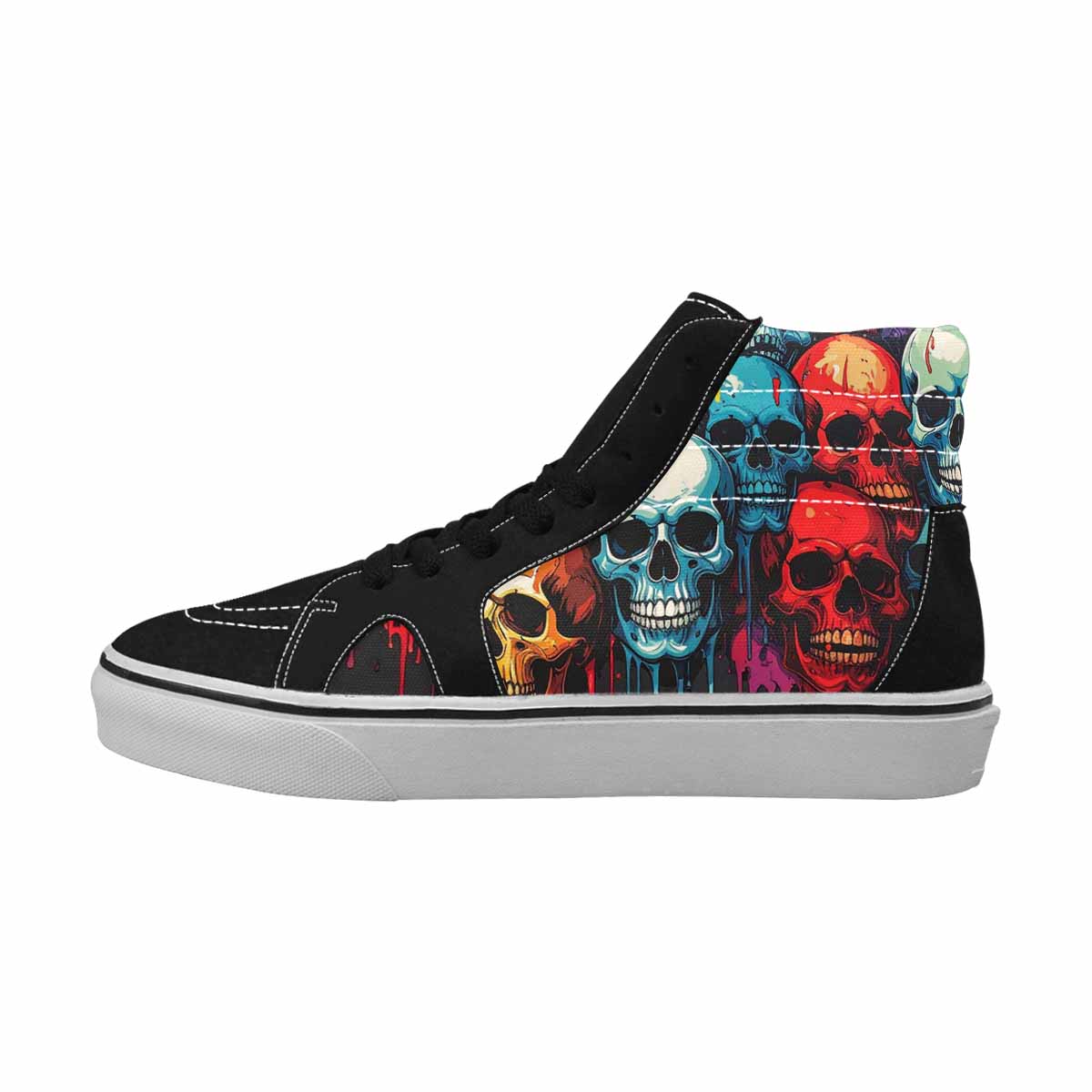 MEN'S Wolves Collage Moon Skulls Collage Ferion