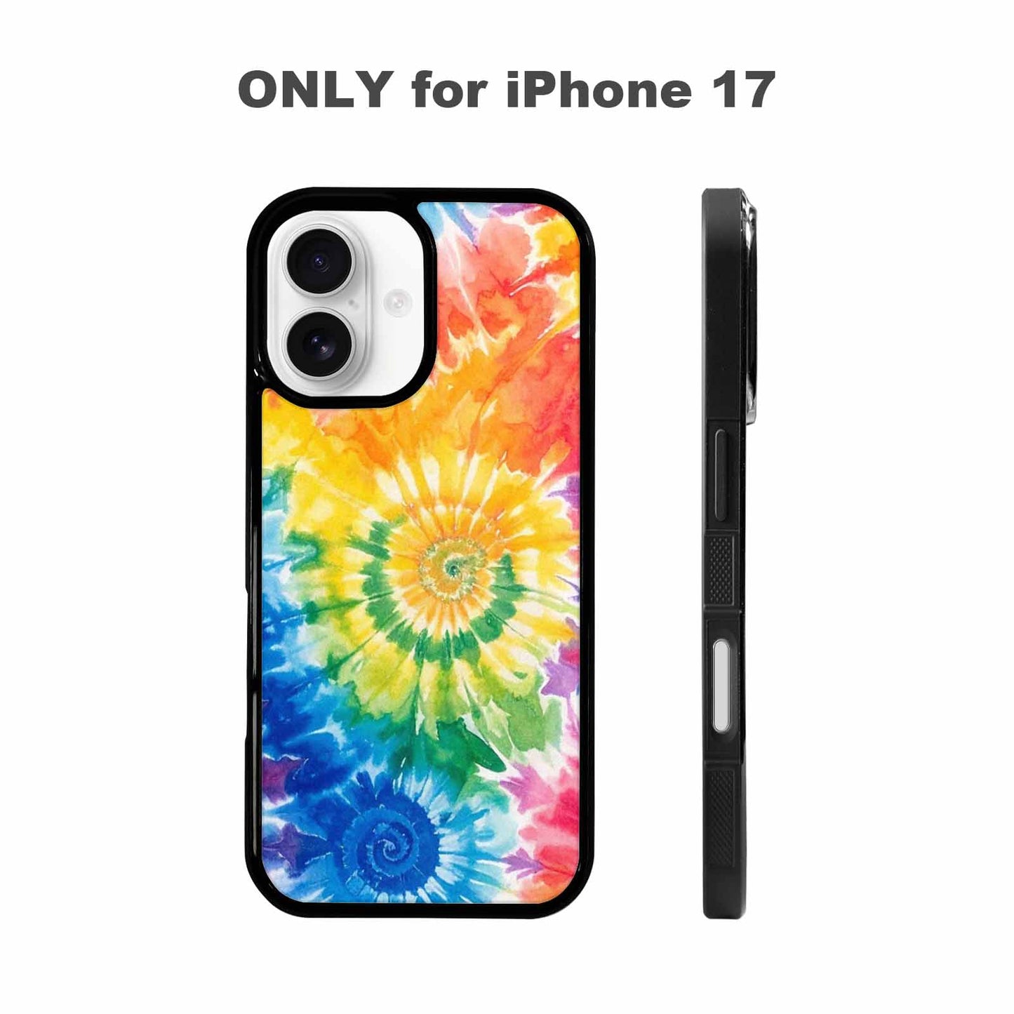 iPhone 17 Case — Small Tie Dye Swirl Tie Dye, Custom Art Phone Cover