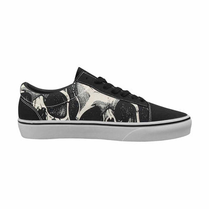 WOMEN'S Rainbow From Skull S Lace-Up Canvas Dreamlike Custom Shoes