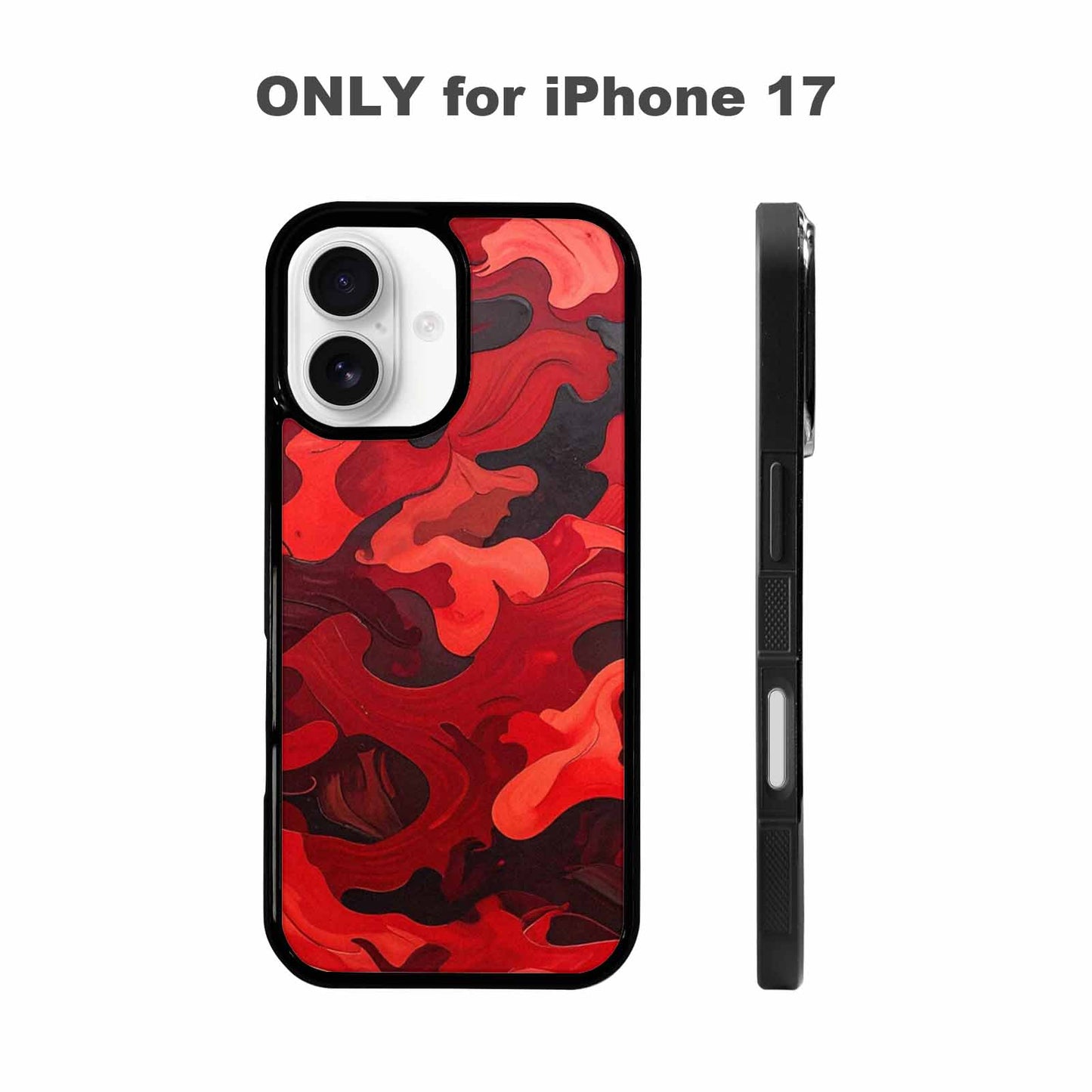 iPhone 17 Case — Small Military Camouflage Blotch Camo, Custom Art Phone Cover