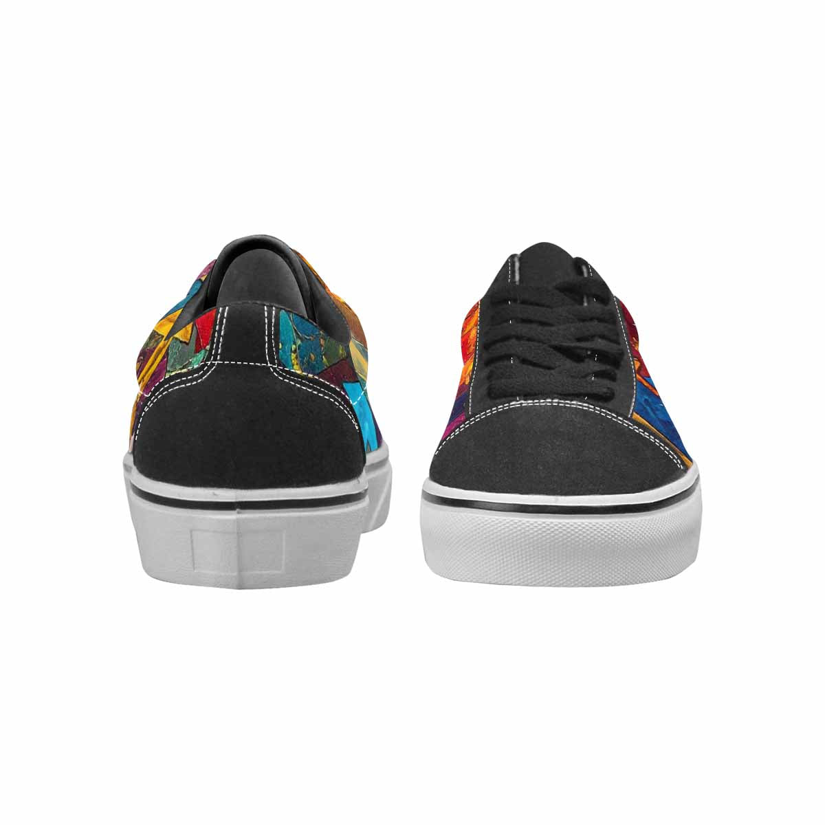 WOMEN'S Faith Cross Lace-Up Canvas Kaleidoscope Sneakers