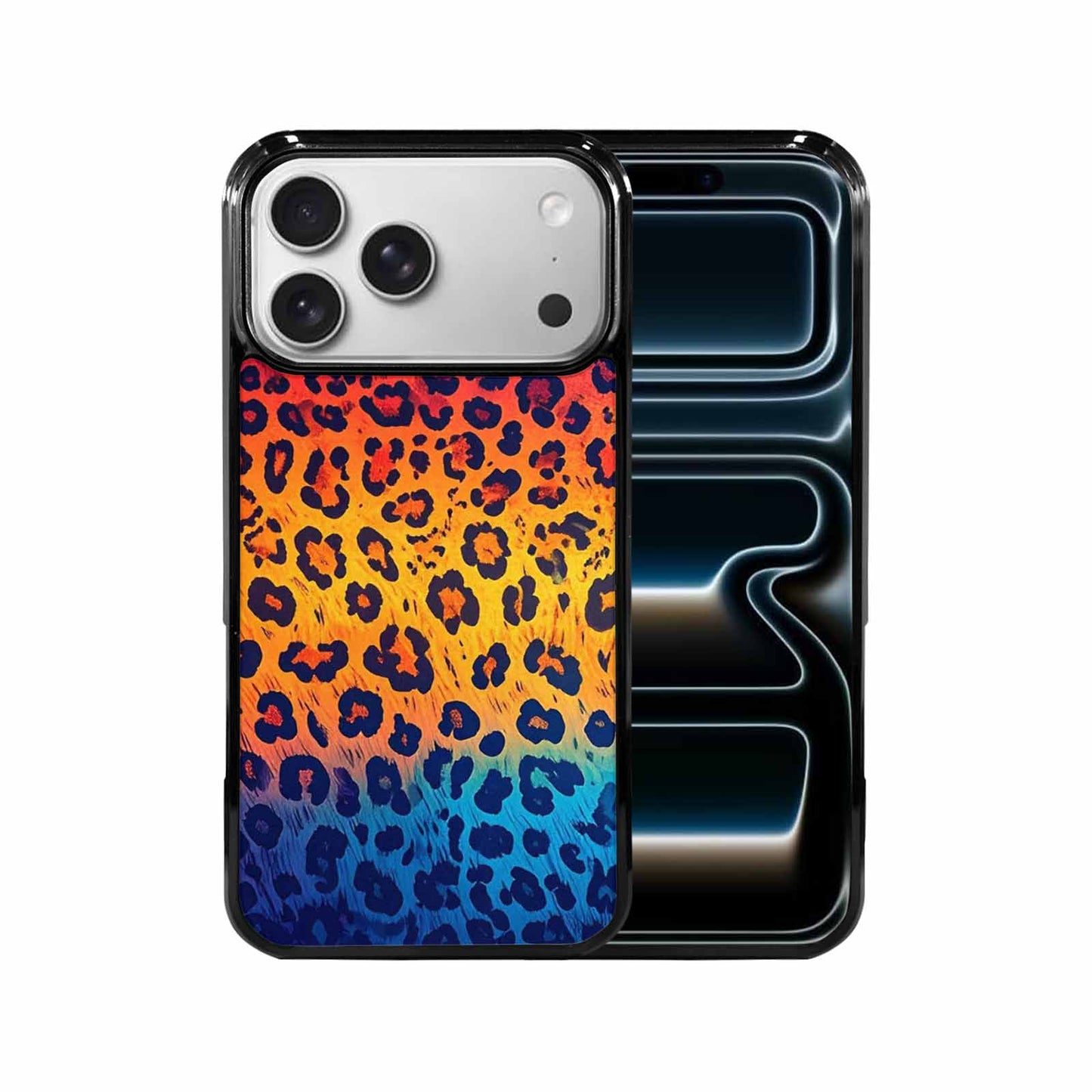 iPhone 17 Pro Max Case — Leopard Print Gradient Style Animal Print, Custom Designed Case Cover
