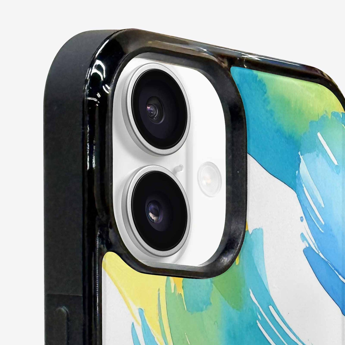 iPhone 16 Plus Case — Trans Strong Watercolor Seamless Pattern Vibrant, Custom Made Phone Cover