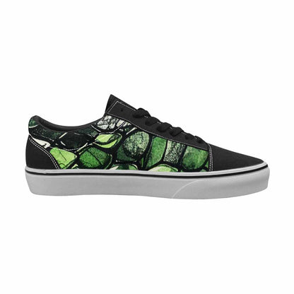 WOMEN'S Reptile Scale Lace-Up Canvas Dreamcore Custom Shoes