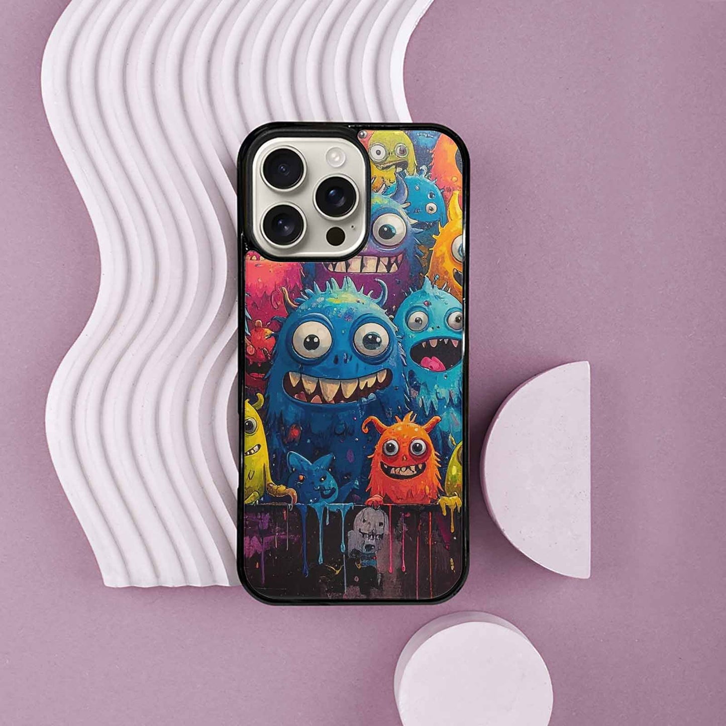 iPhone 16 Pro Max Case — Monsters General Cartoon Monst, Custom Made Phone Cover
