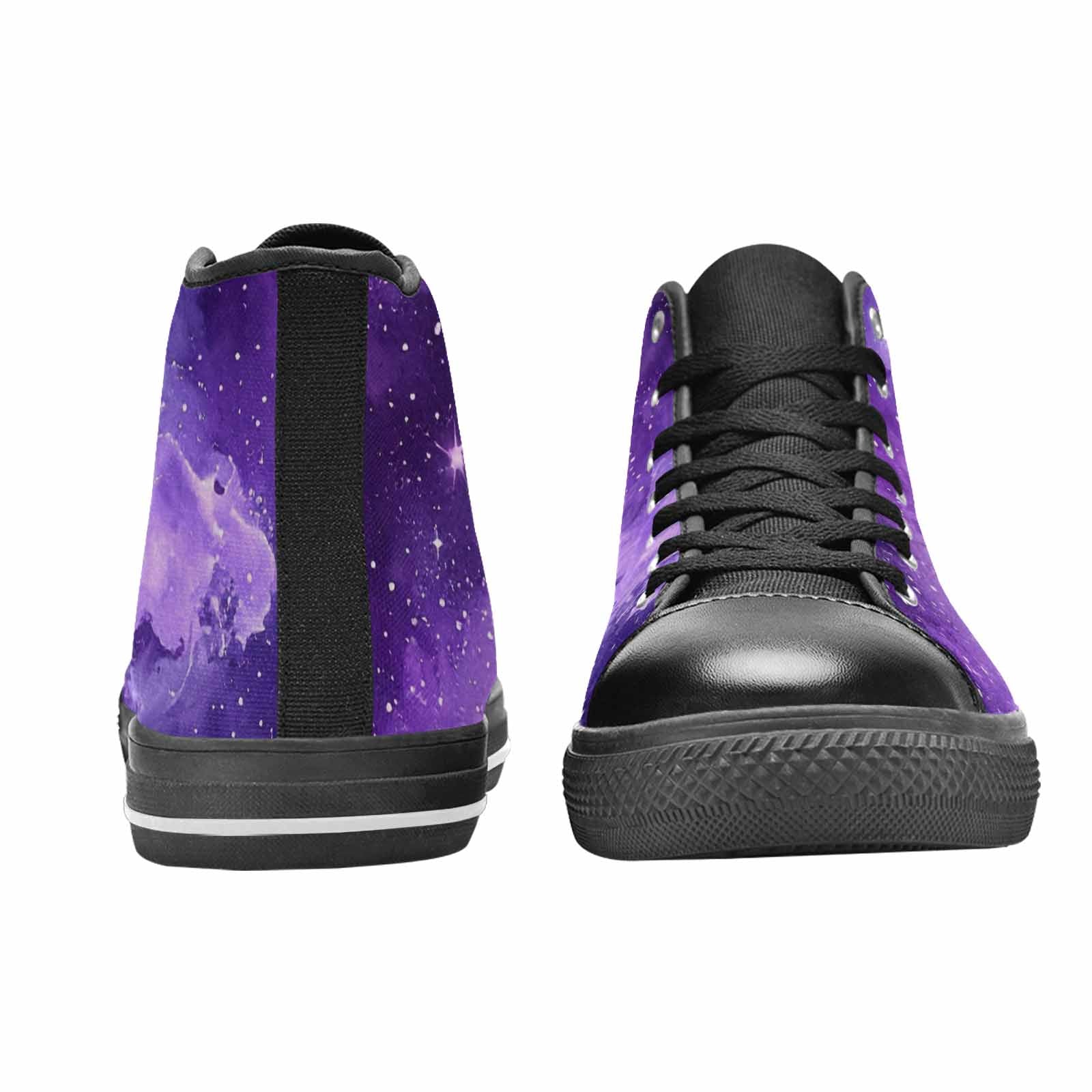 WOMEN'S Galaxy Art - High Top Canvas Grunge Sneakers