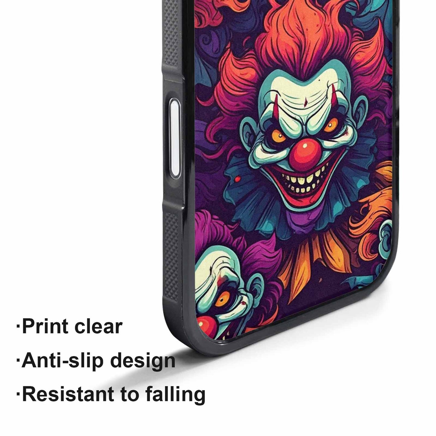 iPhone 17 Pro Max Case — Evil Clowns Cartoon Art Cartoon Cute, Customized Protective Case