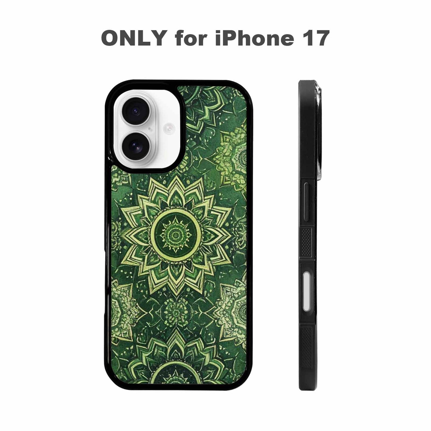 iPhone 17 Case — Small Mandala Pattern, Randomly Floral, Unique Phone Case Design