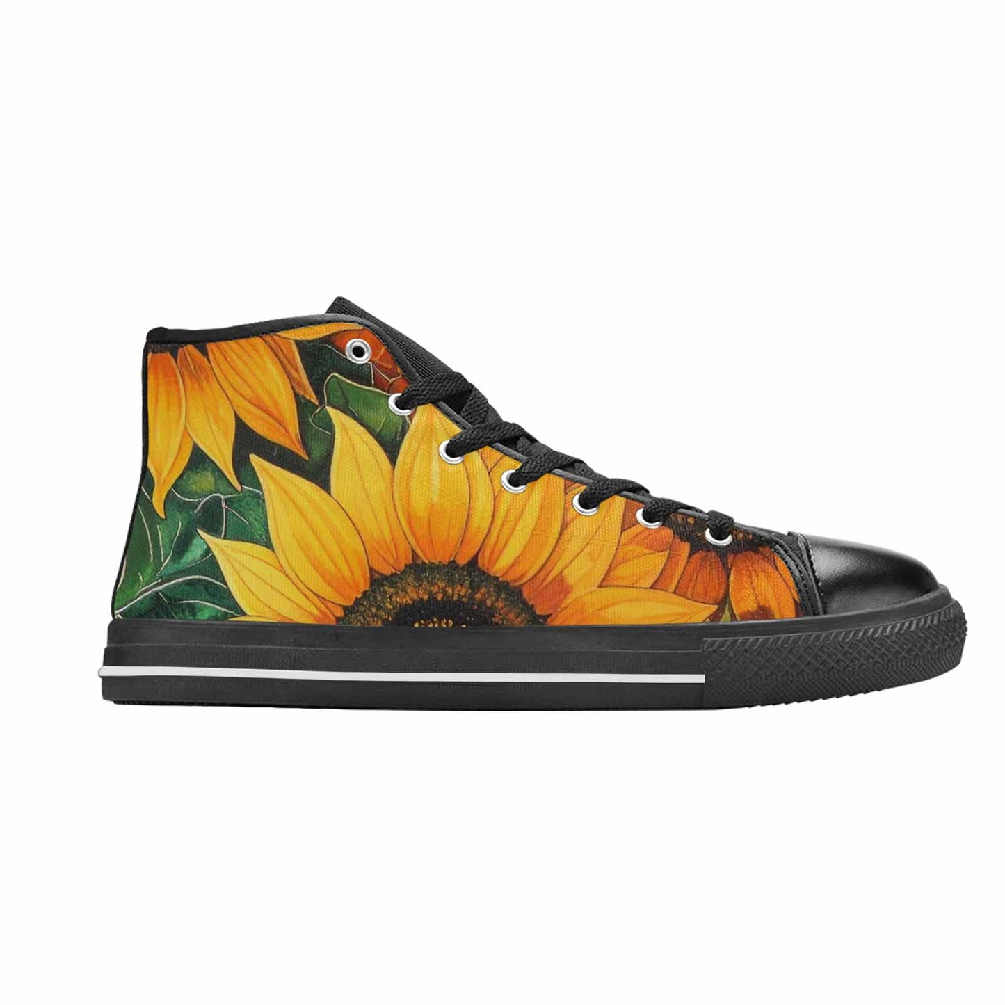 WOMEN'S Blend Melt Them High Top Canvas Neon Fantasy Custom Shoes