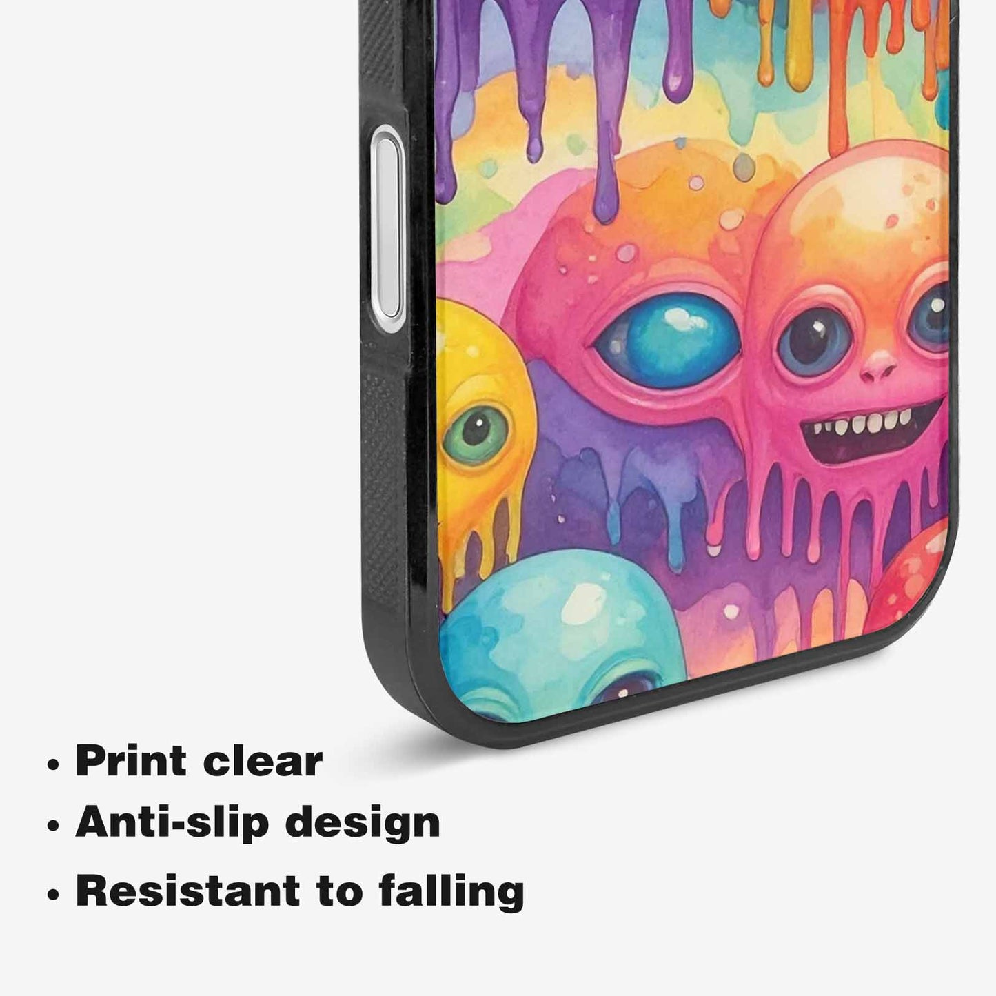 iPhone 16 Case — Aliens Tie Dyemelting Aliens P, Personalized Phone Case