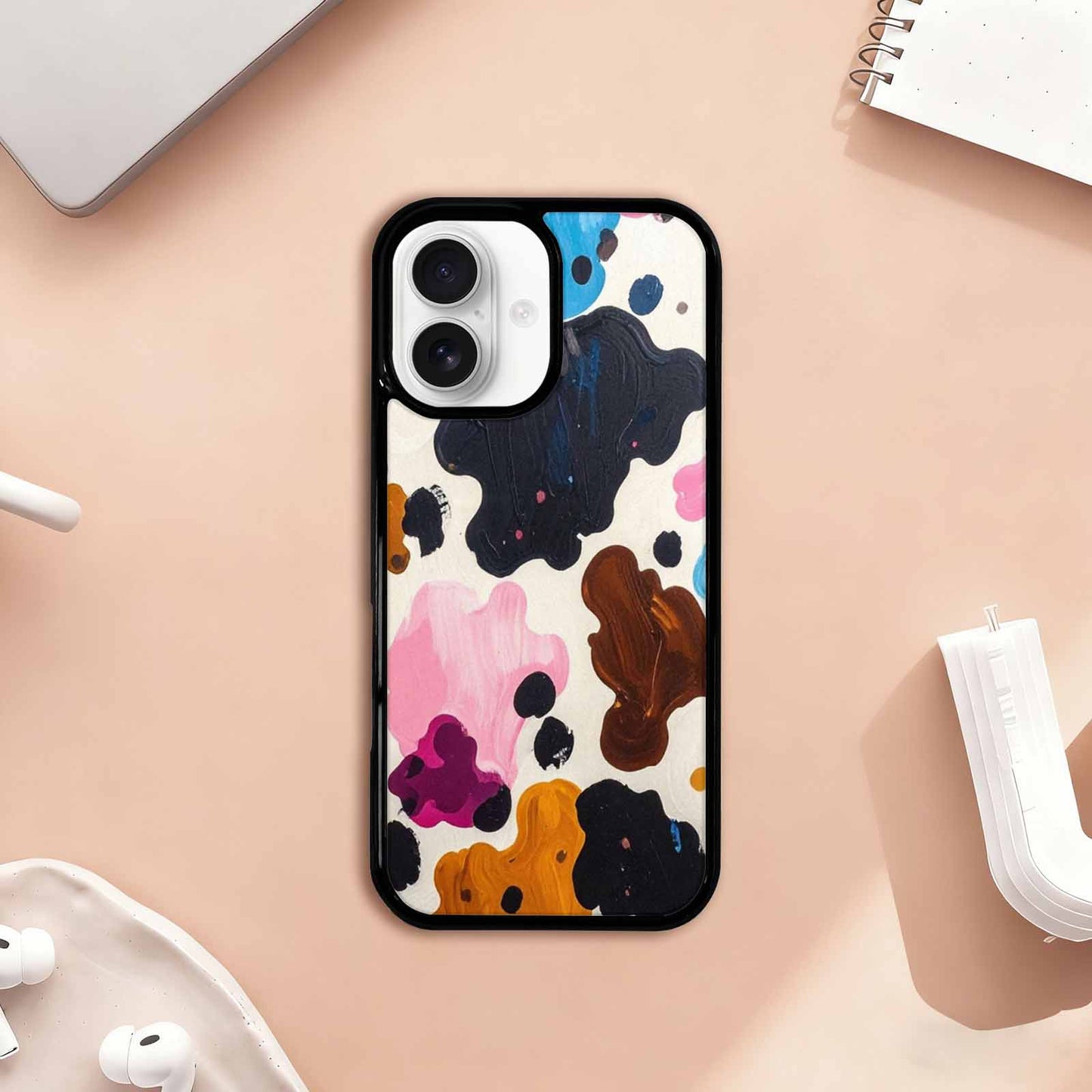 iPhone 17 Case — Small Cow Animal Print Animal Print, Custom Phone Case
