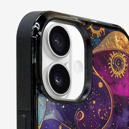 iPhone 16 Plus Case — Steampunk Galaxy Custom, Personalized Phone Case
