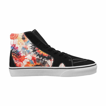 MEN'S Tie High Top Canvas Neon Fantasy Shoes