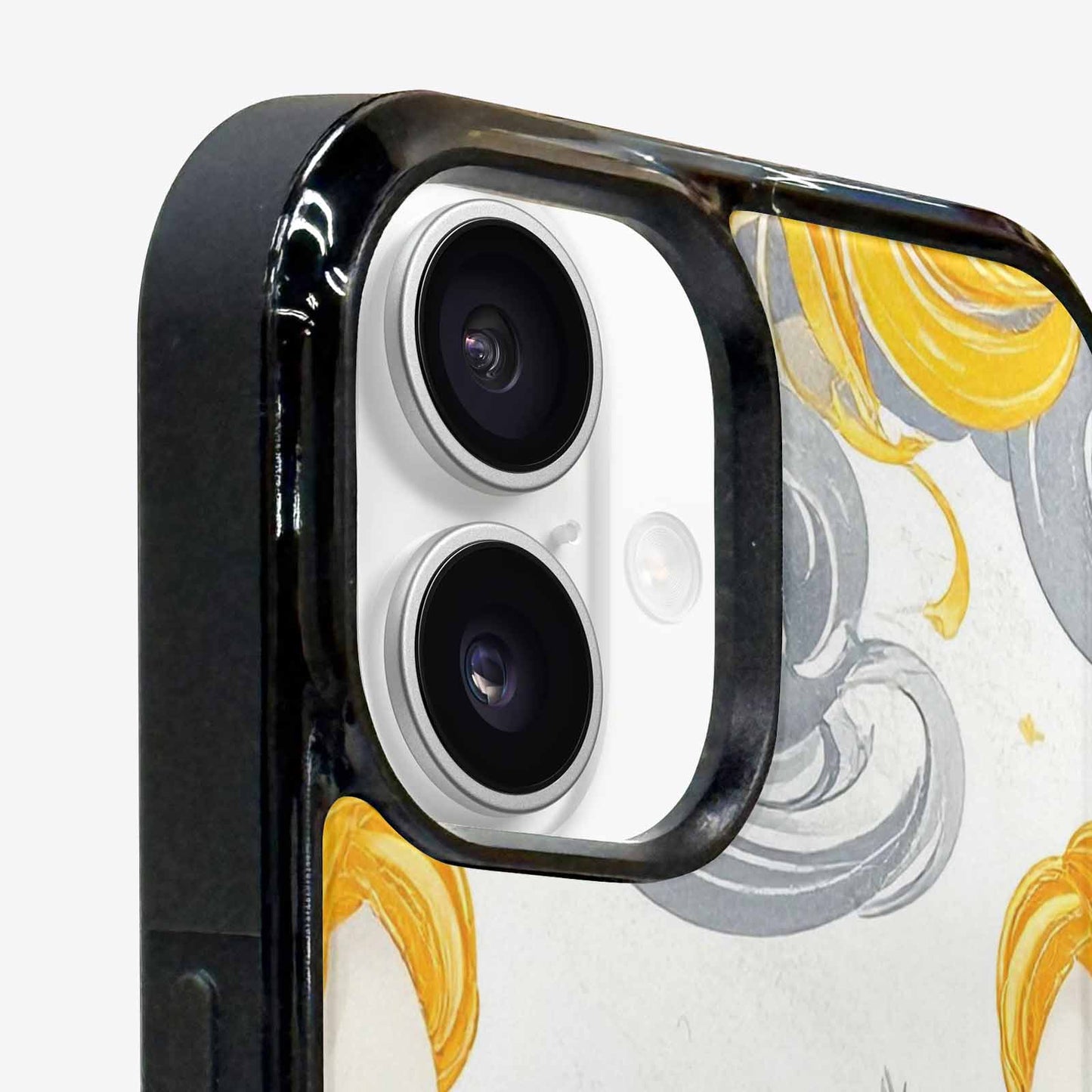 iPhone 16 Plus Case — Gemini Twins Zodiac Pattern Seamless Repeat, Custom Printed Phone Case