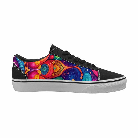 WOMEN'S Tie Dye Mandala Canvas Lace-Up Aesthetic Shoes