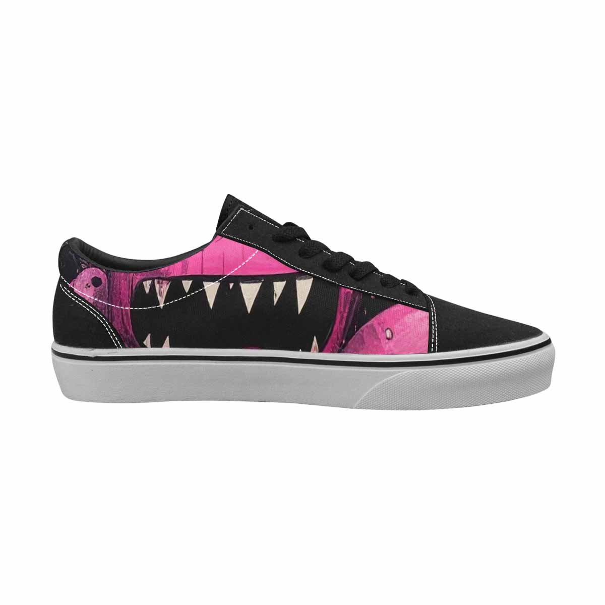 WOMEN'S Monsters (general) Lace-Up Canvas Dark Academia Custom Sneakers