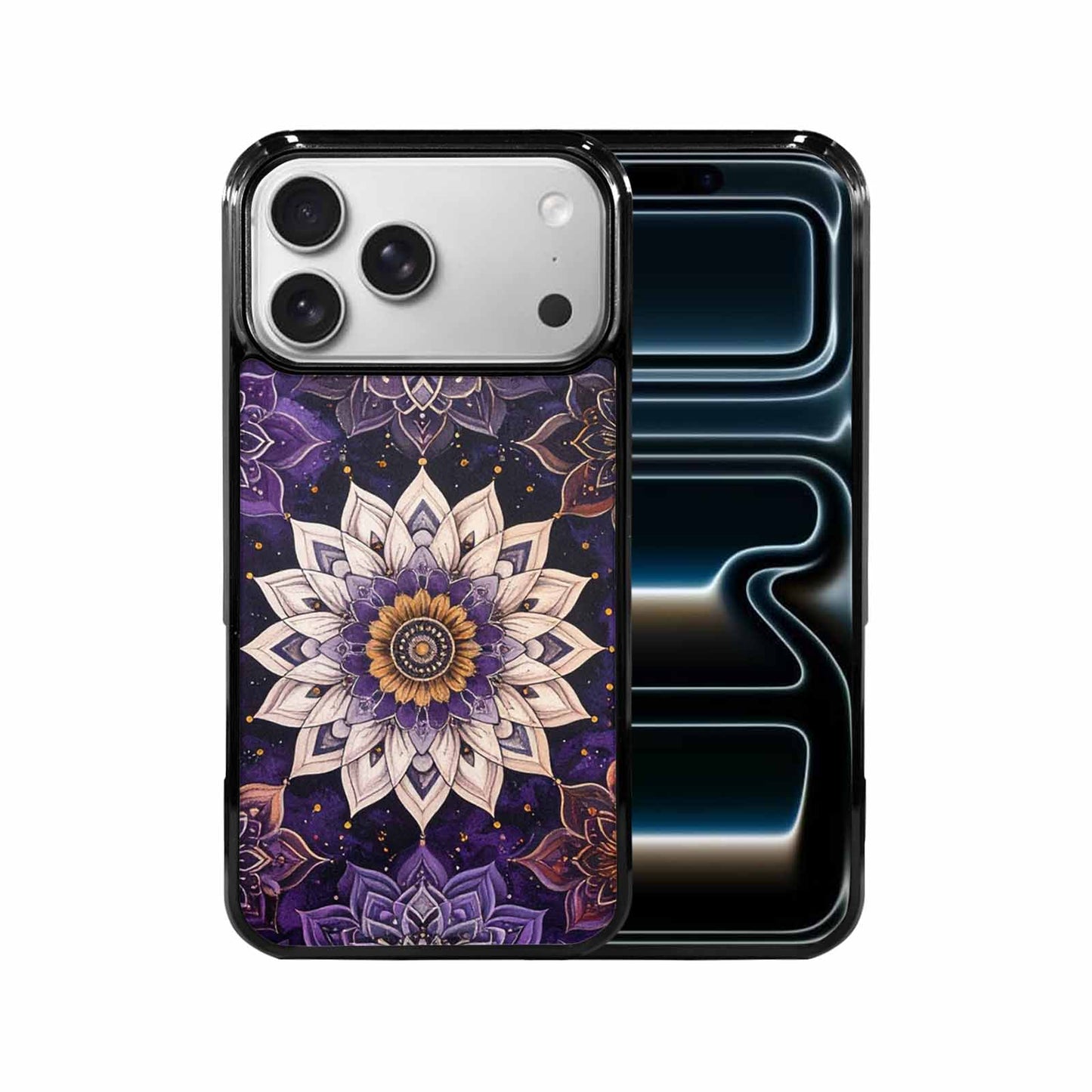 iPhone 17 Pro Max Case — Small Mandala Pattern, Randomly Floral, Personalized Phone Case
