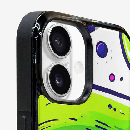 iPhone 16 Plus Case — Acid Wash Cartoon, Custom Designed Case Cover