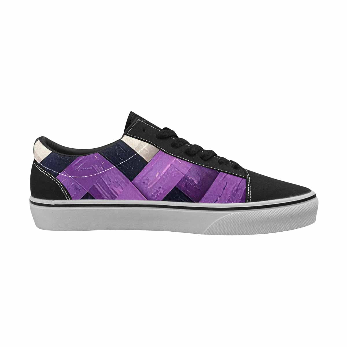 MEN'S Genderfluid Flag Color Canvas Lace-Up Aesthetic Sneakers