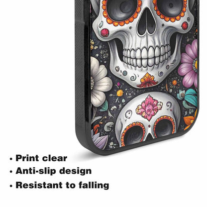 iPhone 15 Plus Case — Greyscale Black And White Dark Black, Personalized Phone Case