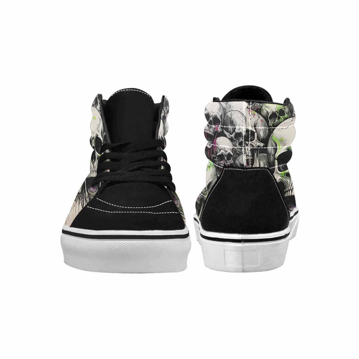 MEN'S Rainbow From Skull S High Top Canvas Neon Fantasy Shoes