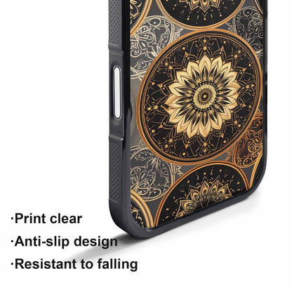 iPhone 17 Pro Max Case — Small Mandala Pattern, Randomly Floral, Original Design Phone Case