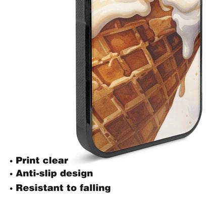 iPhone 15 Plus Case — Extreme Close Up Shot Only Drippig, Custom Designed Case Cover