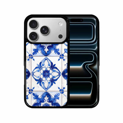 iPhone 17 Pro Case — Mexican Talavera Tile Pattern Floral, Custom Art Phone Cover