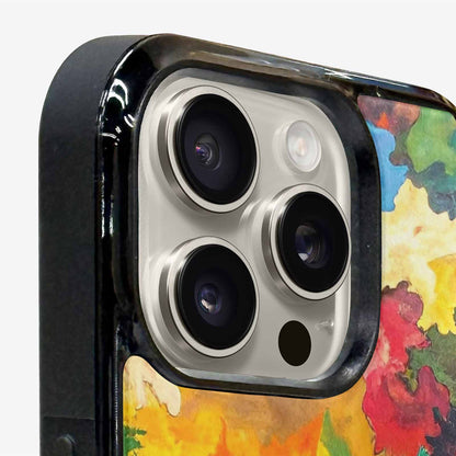 iPhone 15 Pro Max Case — Camo Patches Full Color Vibrant Camo, Original Design Phone Case