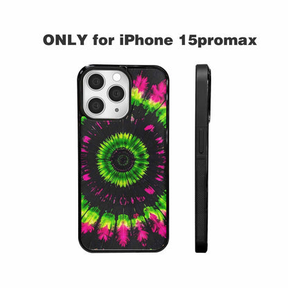 iPhone 15 Pro Max Case — Acid Wash Tie Dye Pattern High, Custom Designed Case Cover