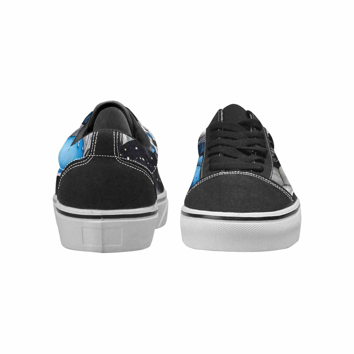 WOMEN'S Mushrooms (general) Lace-Up Canvas Neon Fantasy Shoes