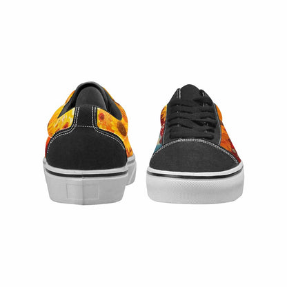 WOMEN'S Sunflower Burst Lace-Up Canvas Cottagecore Sneakers