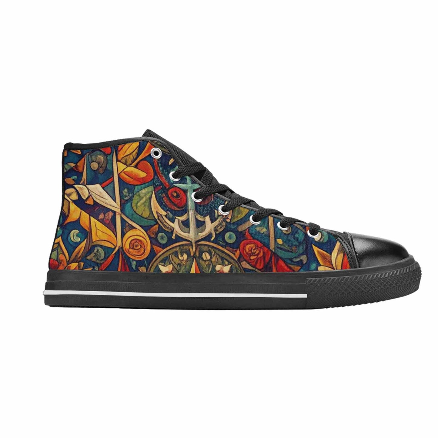 MEN'S Old School Tattoo High Top Canvas Aesthetic Shoes