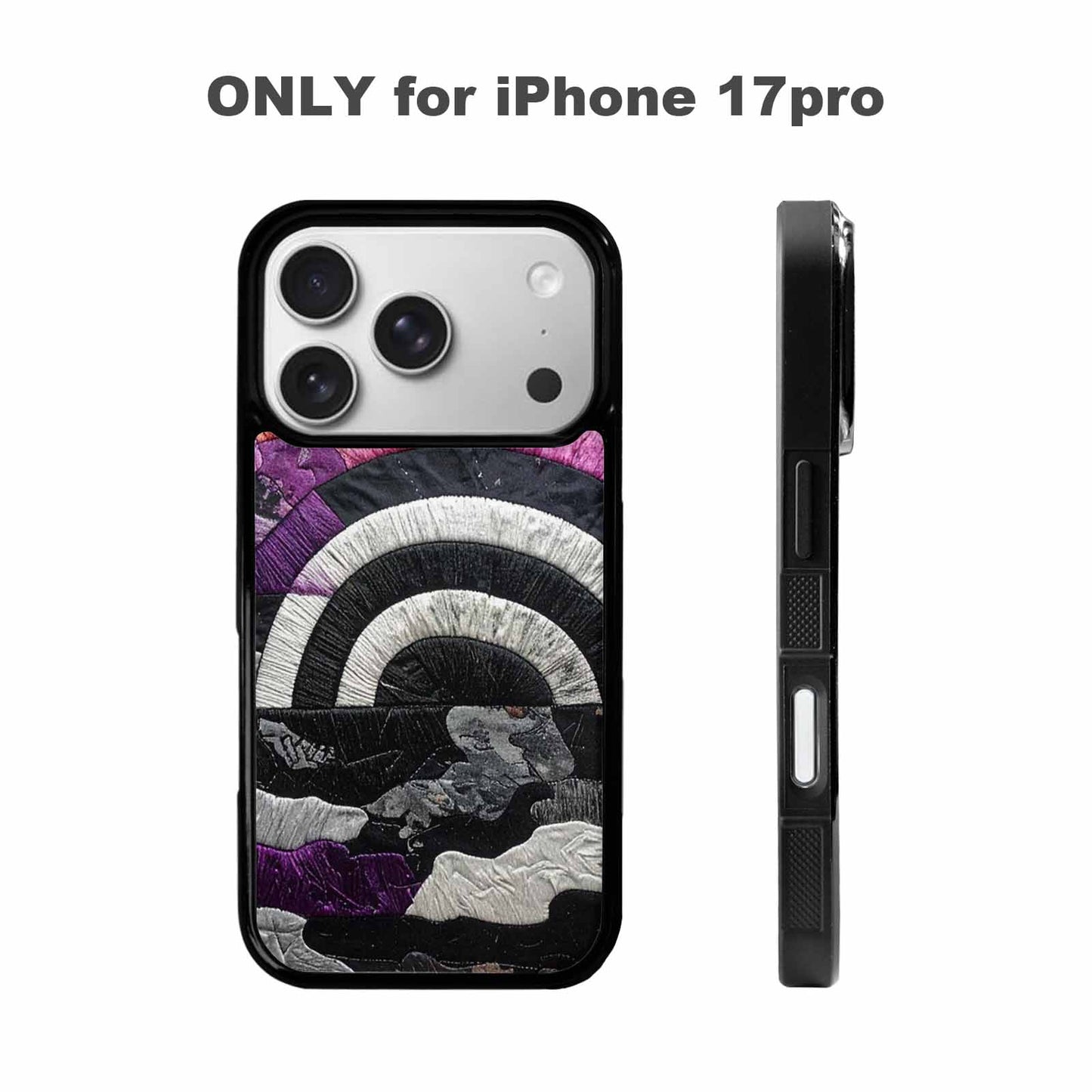 iPhone 17 Pro Case — Vivid Camo Asexual Pride Camo, Custom Printed Phone Case