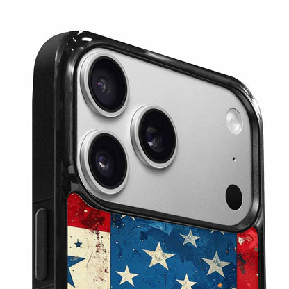 iPhone 17 Pro Case — Small American Flag Stars And Galaxy, Custom Print Case Cover