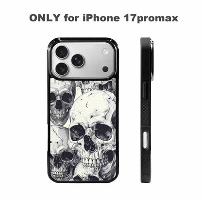 iPhone 17 Pro Max Case — Skull Dark Art Gothic Print Gothic, Custom Phone Case