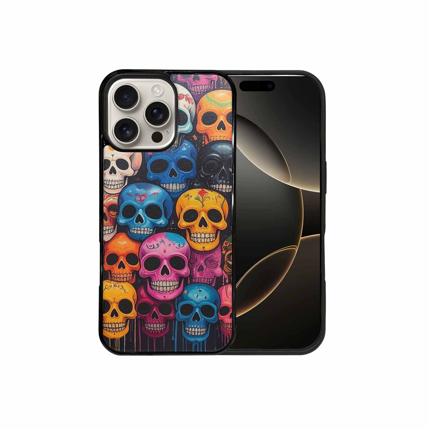 iPhone 16 Pro Max Case — Skulls General Skulls Pattern, Custom Print Case Cover
