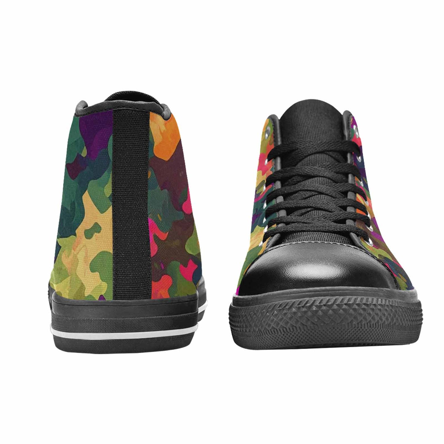 MEN'S Military Camouflage Blotch High Top Canvas Dreamcore Shoes