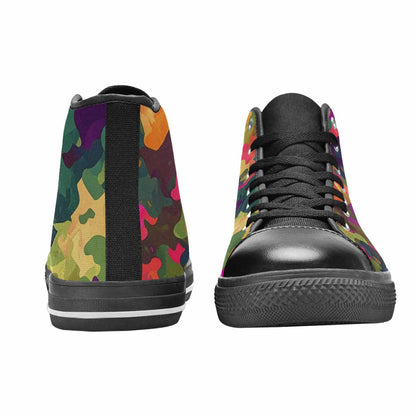 MEN'S Military Camouflage Blotch High Top Canvas Dreamcore Shoes