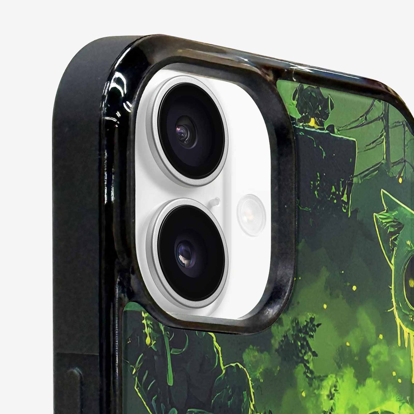 iPhone 16 Plus Case — Toxic Melting Skeleton Cats Small Toxic, Custom Art Phone Cover